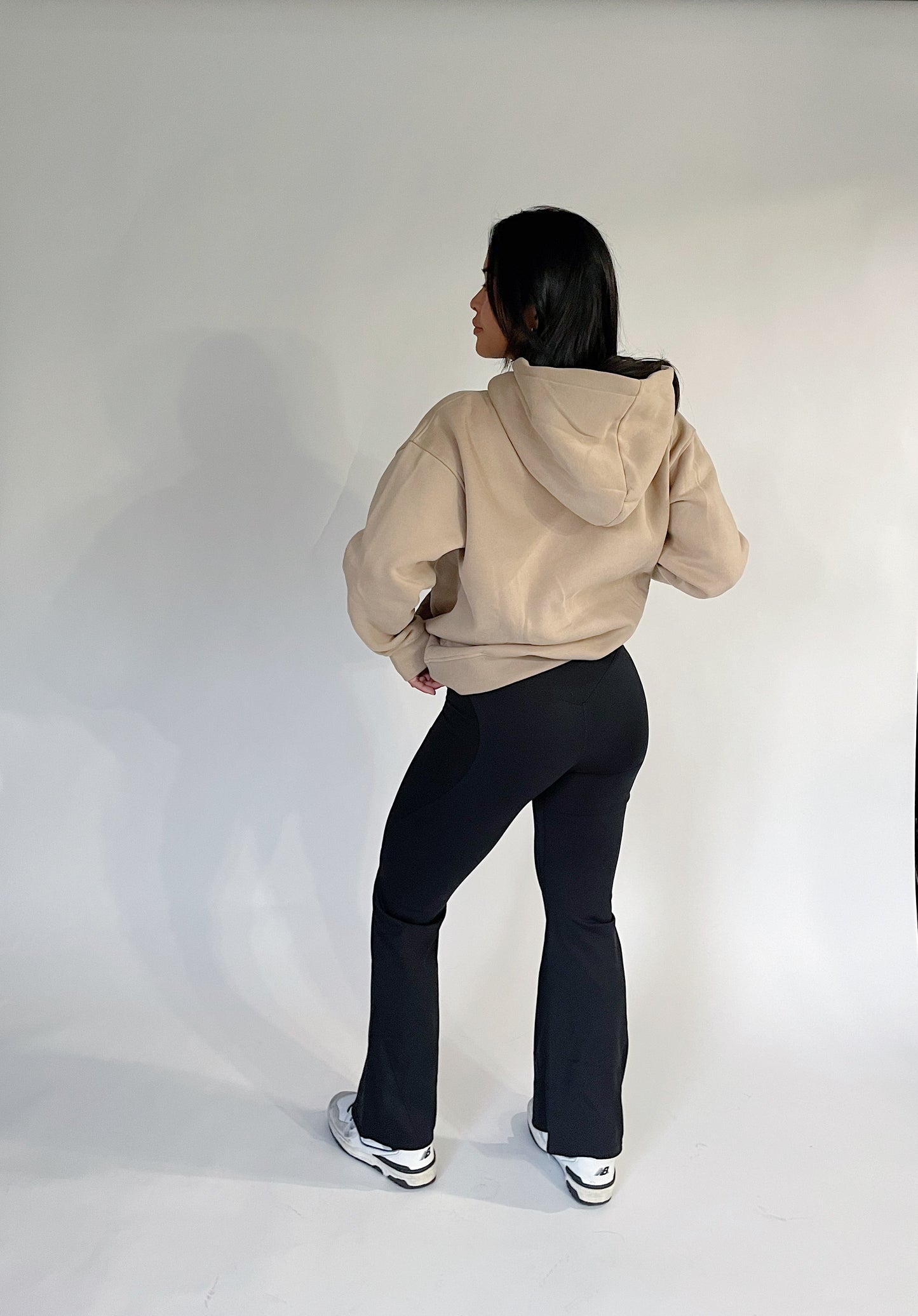 Living Hope - Embroidered Hoodie in Sand