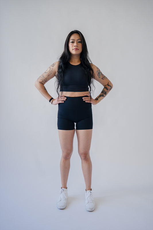 Delilah- Biker shorts in Black