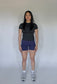 Eternal - Biker Shorts in Navy Blue