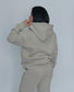 Seek First- Oversized Hoodie in Taupe