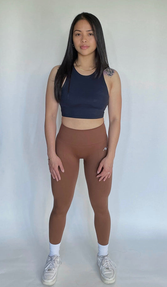 Steadfast- Seamless Leggings in Caramel