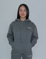 Seek First- Oversized Hoodie in Dove Gray