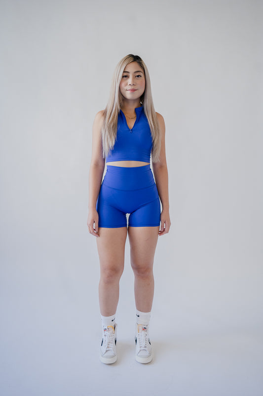 Adah- Biker shorts in Blue