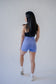 Esther- Seamless Biker Shorts in Blue