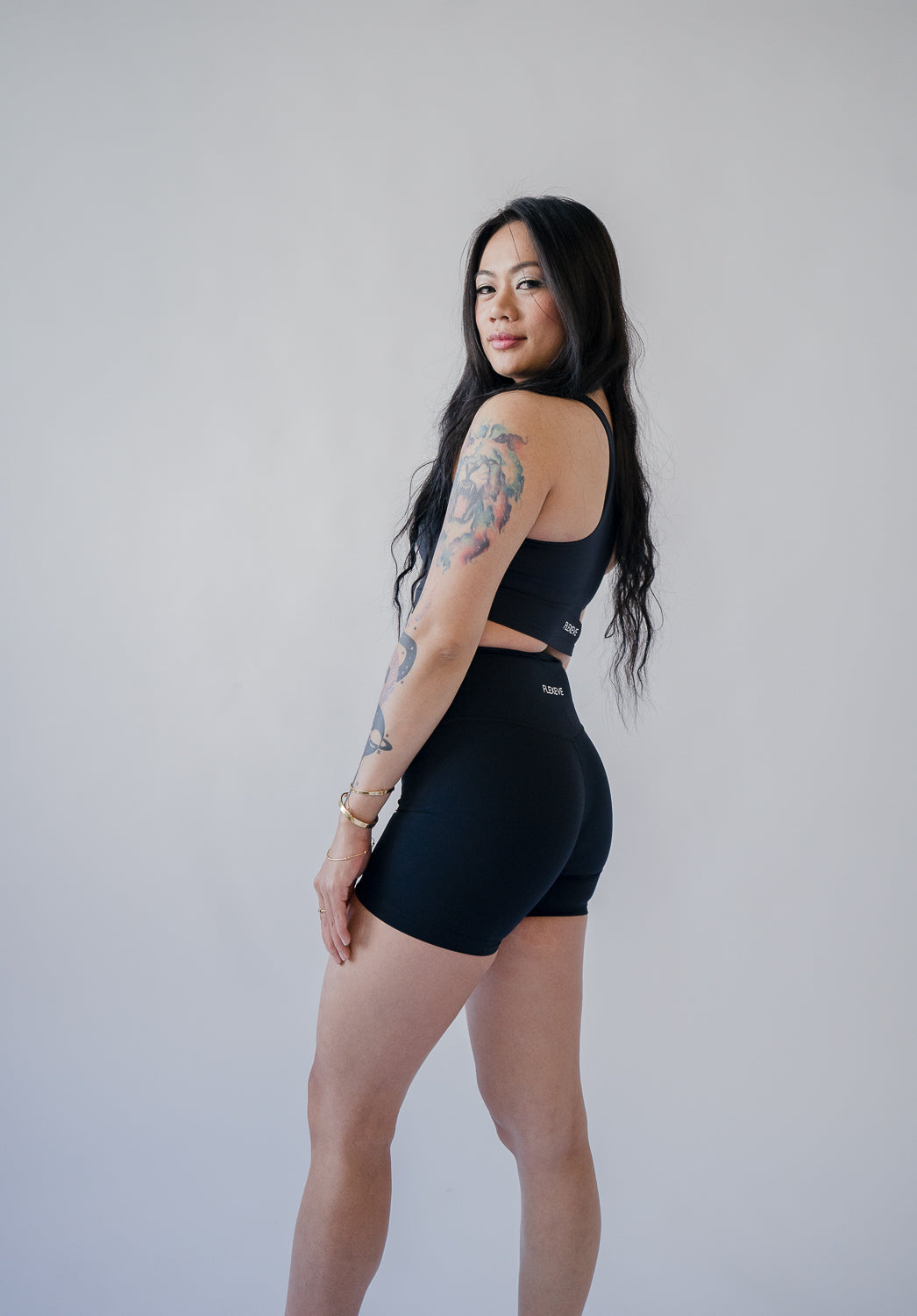 Delilah- Biker shorts in Black